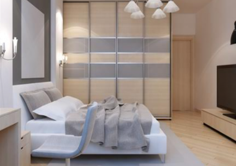 ארון הזזה מעוצב לחדר שינה